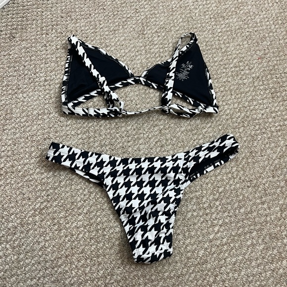 Alpine butterfly white black bikini swim size 1x - Picture 9 of 9